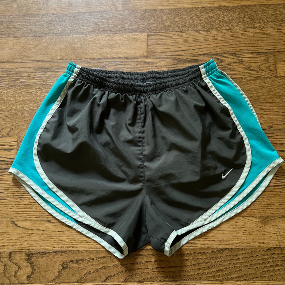 Nike Tempo Shorts | Size Medium | Gray/Teal